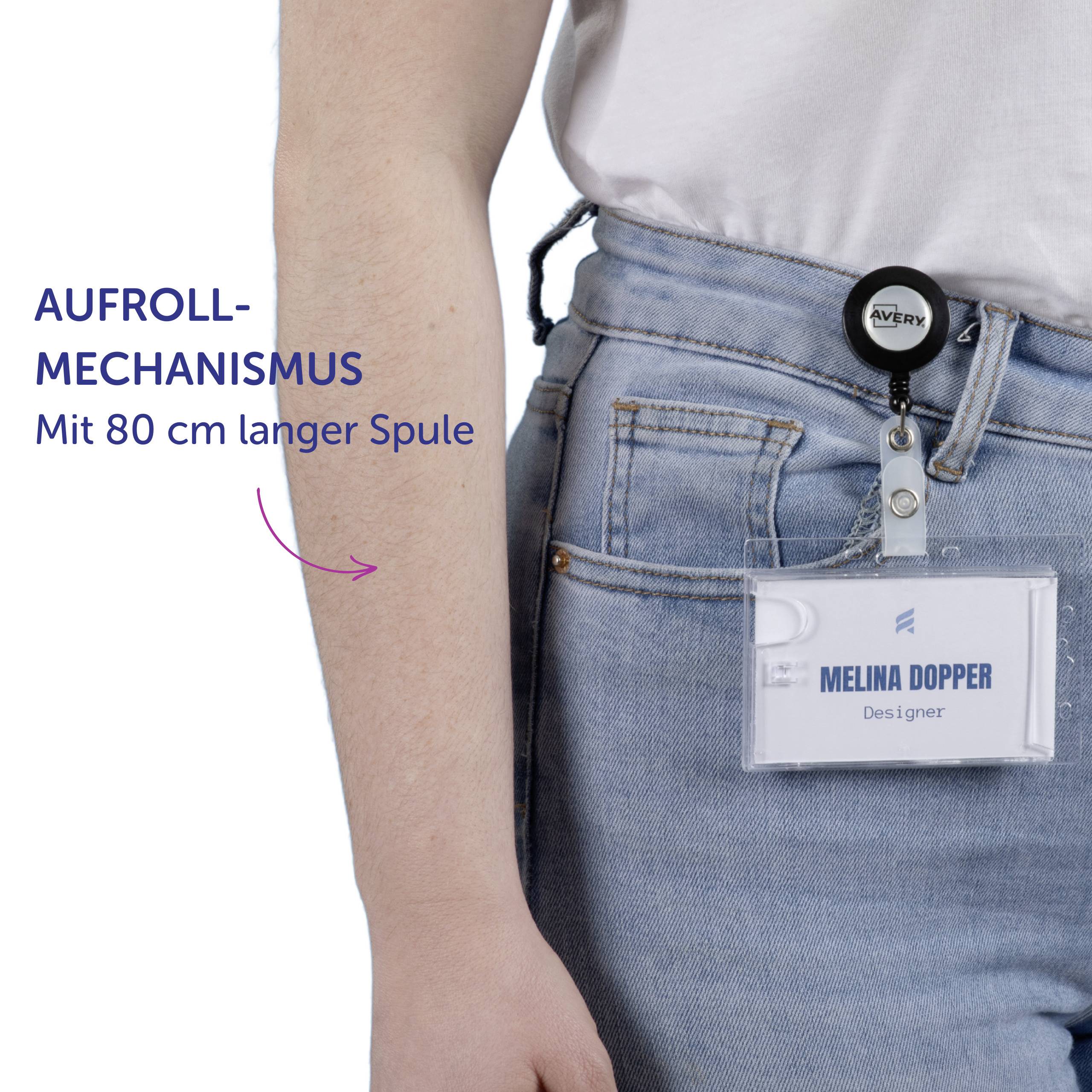 Avery-Zweckform 4827 Ausweistasche (B x H) 90mm x 54mm 10St.