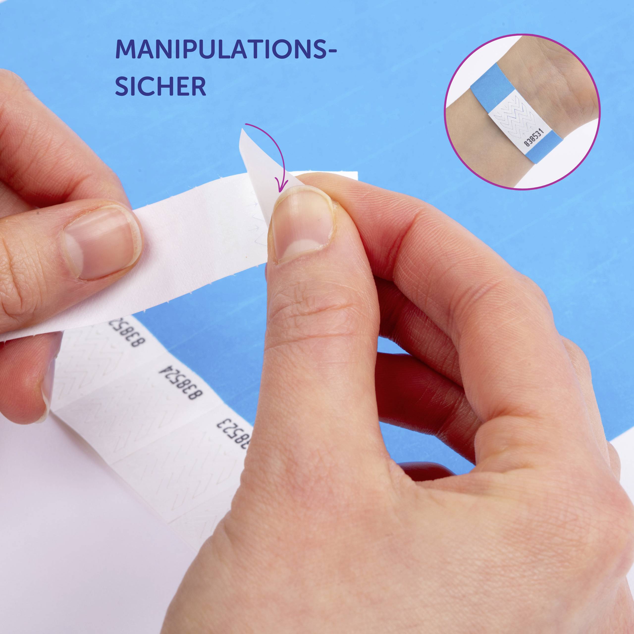 Avery-Zweckform TYVBL-50 Einlassband (L x B) 256mm x 19mm Klebestreifen 500St.