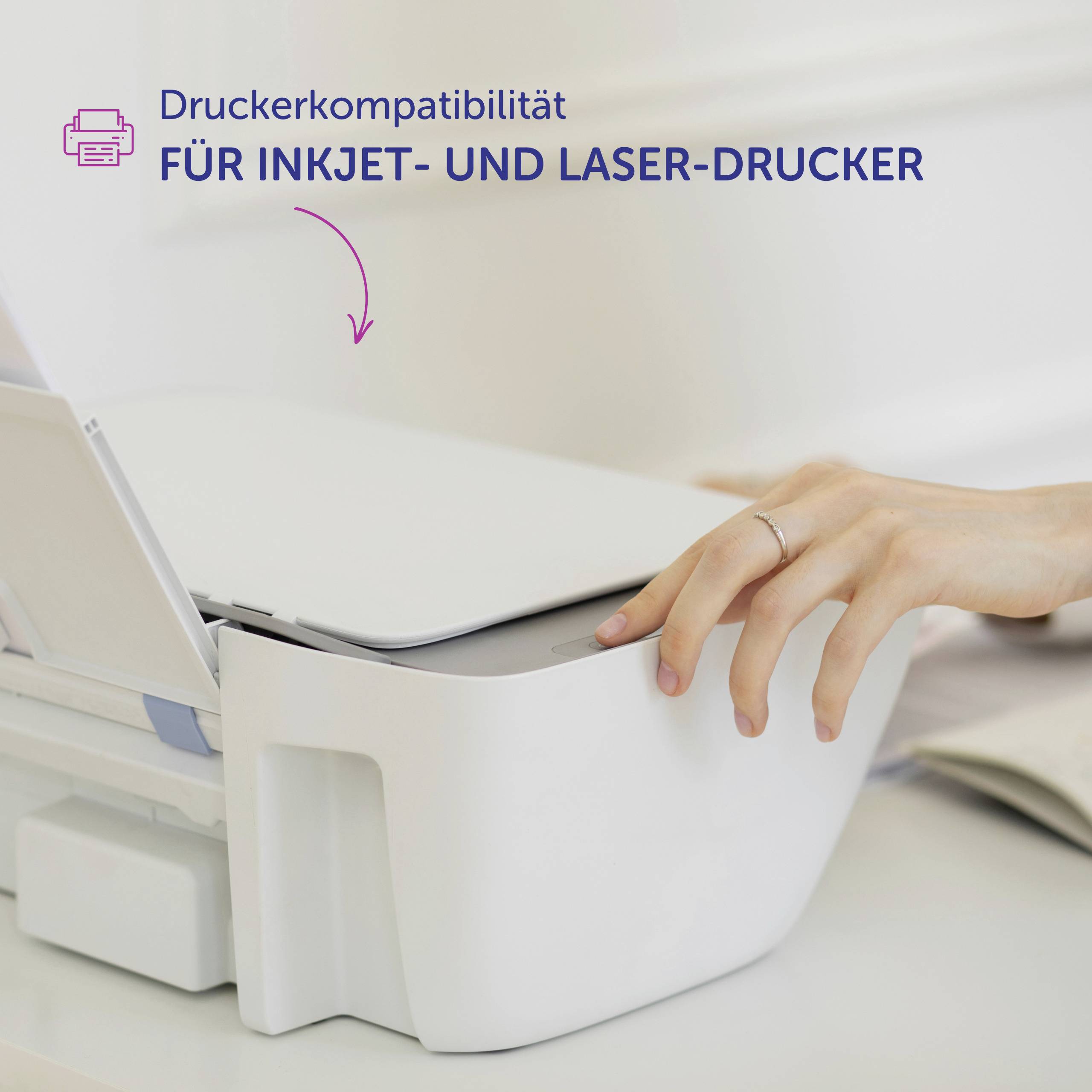 Avery-Zweckform DPC7434A-10 Einsteckschild Namensschild 74mm x 34mm Weiß