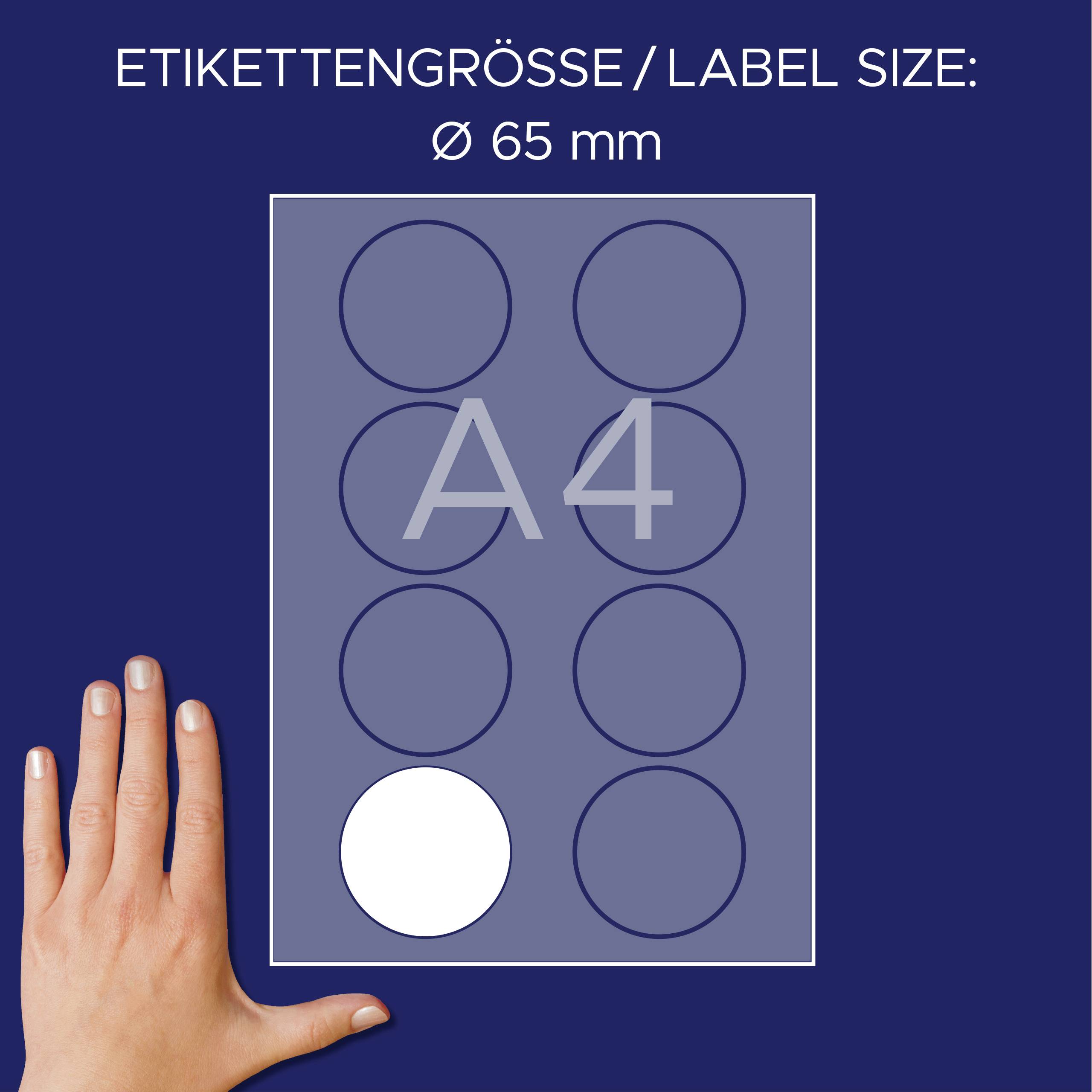 Avery-Zweckform J4881-20 Namensschild (B x H) 65mm x 65mm 160St.