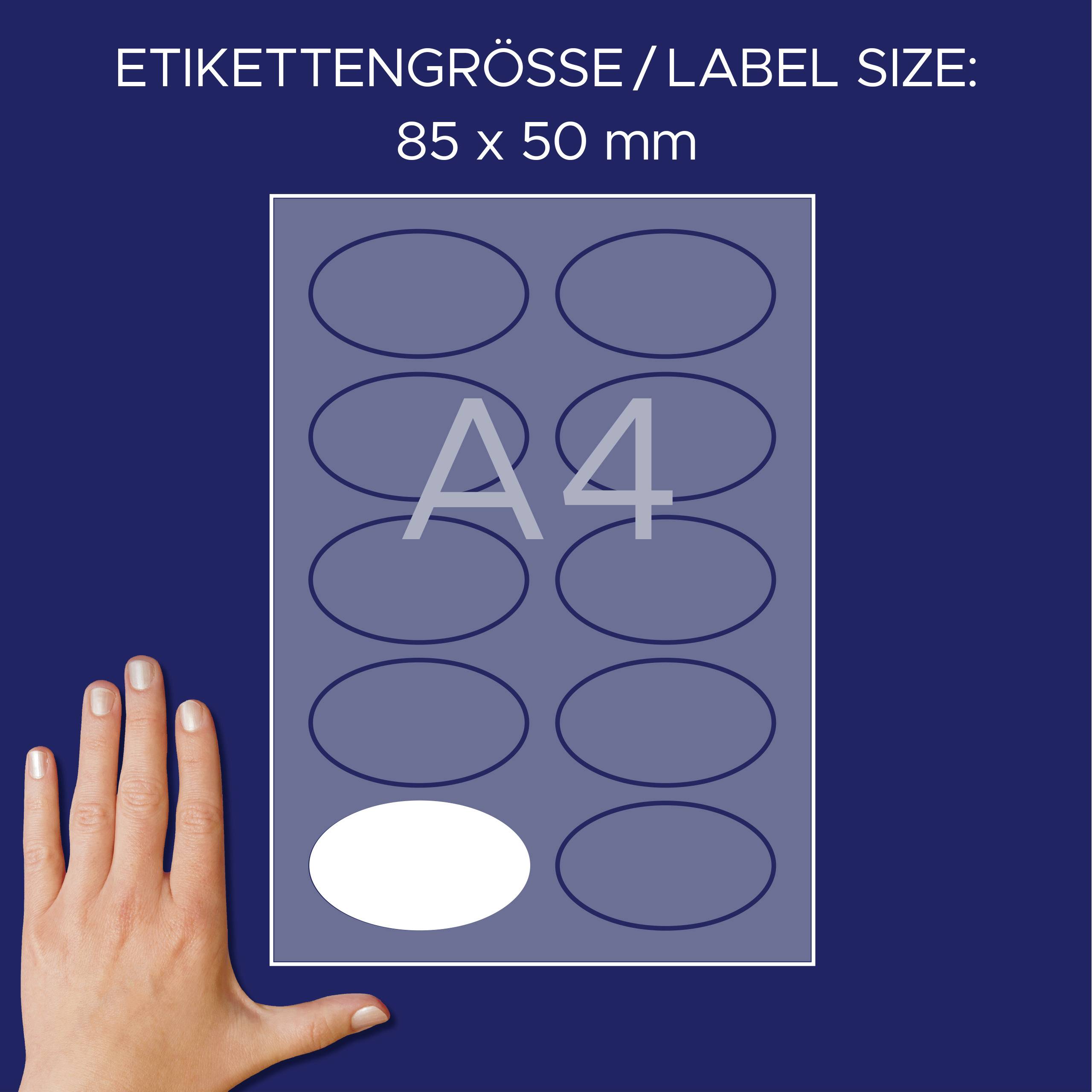 Avery-Zweckform J4882-20 Namensschild (B x H) 85mm x 50mm 200St.