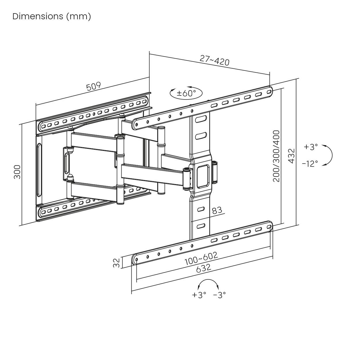My Wall TV-Wandhalterung