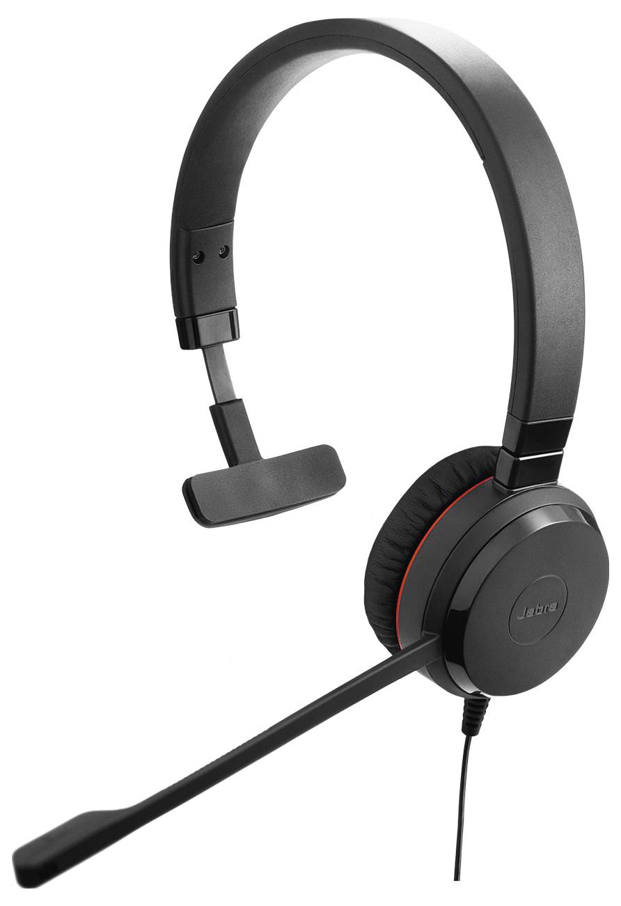 Jabra Evolve 30 II On Ear Headset kabelgebunden Stereo Schwarz Noise Cancelling, Mikrofon-Rauschunterdrückung Headset