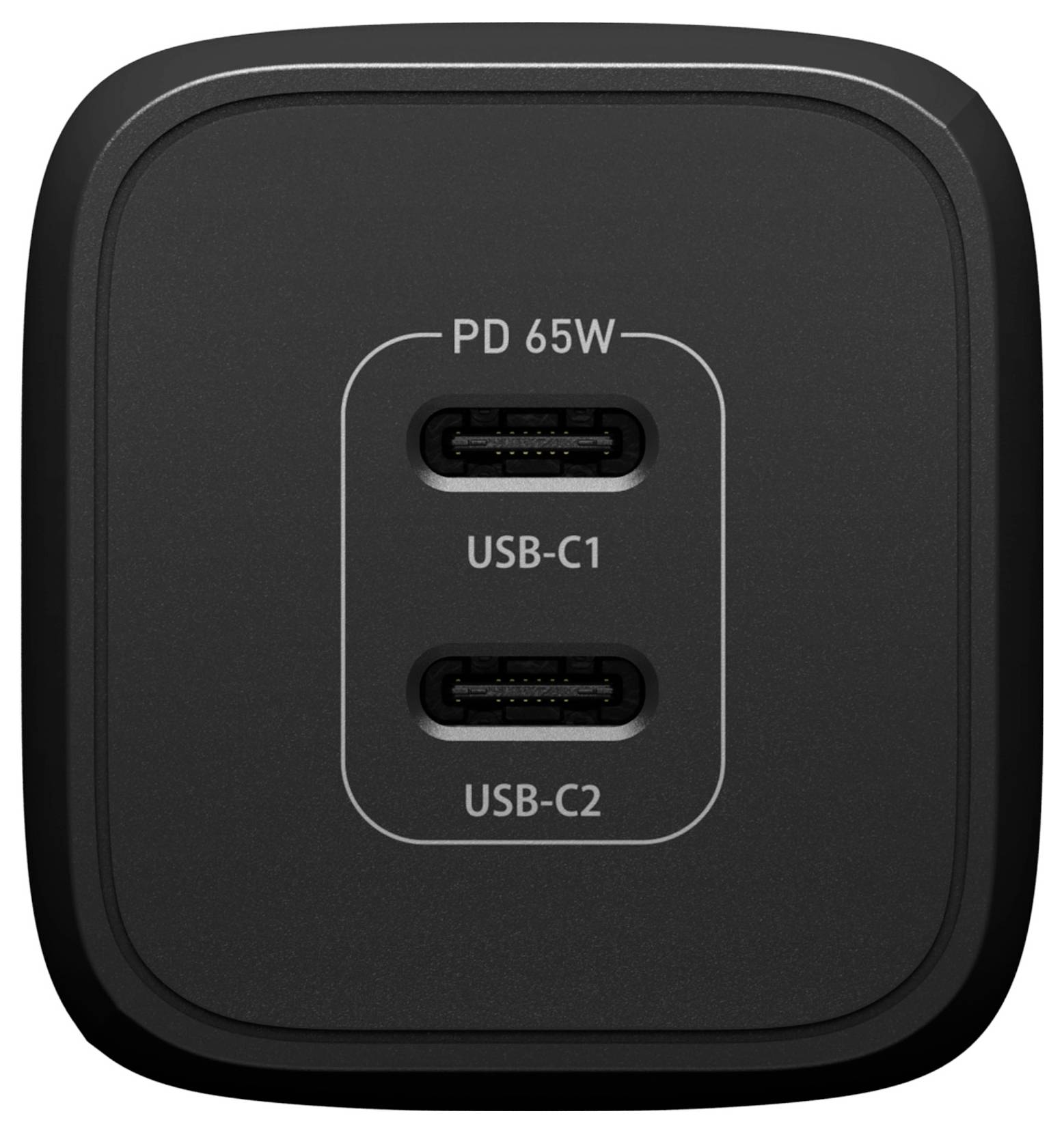 Otterbox Wall USB Ladegerät 65W 2x USB-C® PPS, USB PD 3.0, USB PD GaN, ohne Kabel, Schnellladegerät