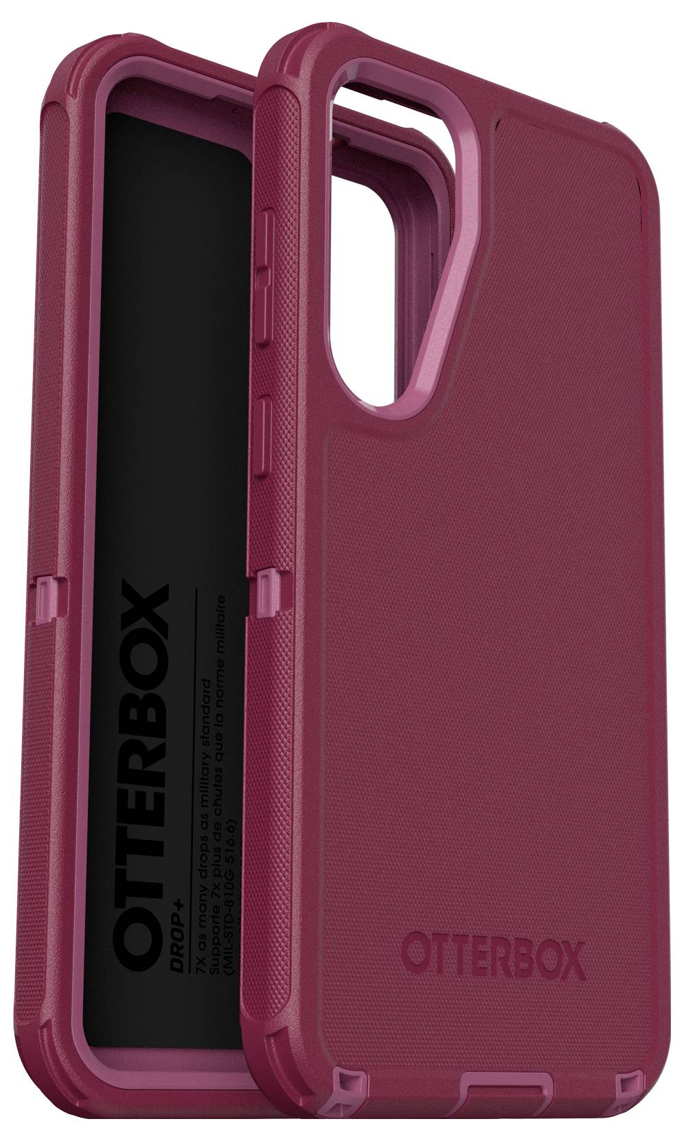 Rote Smartphone-Hülle mit robustem Design von Otterbox, geeignet für Stoßschutz und tägliche Verwendung. Sichtbarer Markenname.