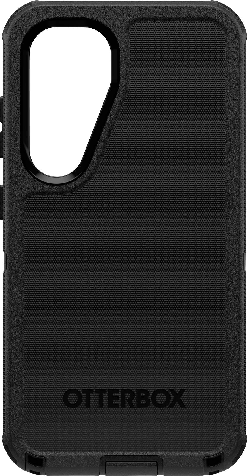 Schwarzes OtterBox-Handycase mit robustem Design und Aussparung für Kamera und Tasten. Schützt das Gerät vor Stößen und Kratzern.