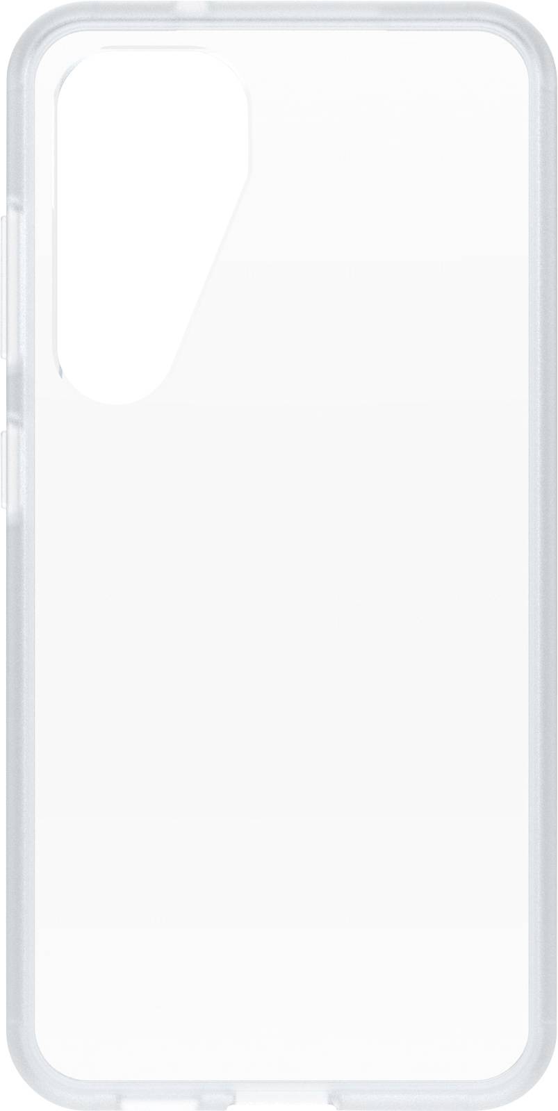 Transparente Handyhülle mit ausgeschnittenem Kamerabereich, passend für ein Smartphone-Modell. Klarer Schutz ohne Muster.