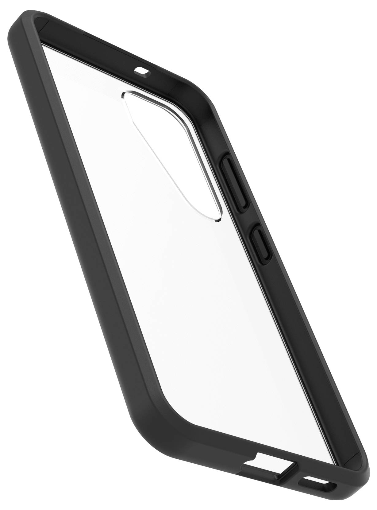 Otterbox React Series Backcover Samsung Galaxy S25 Transparent, Schwarz Induktives Laden 77-97588