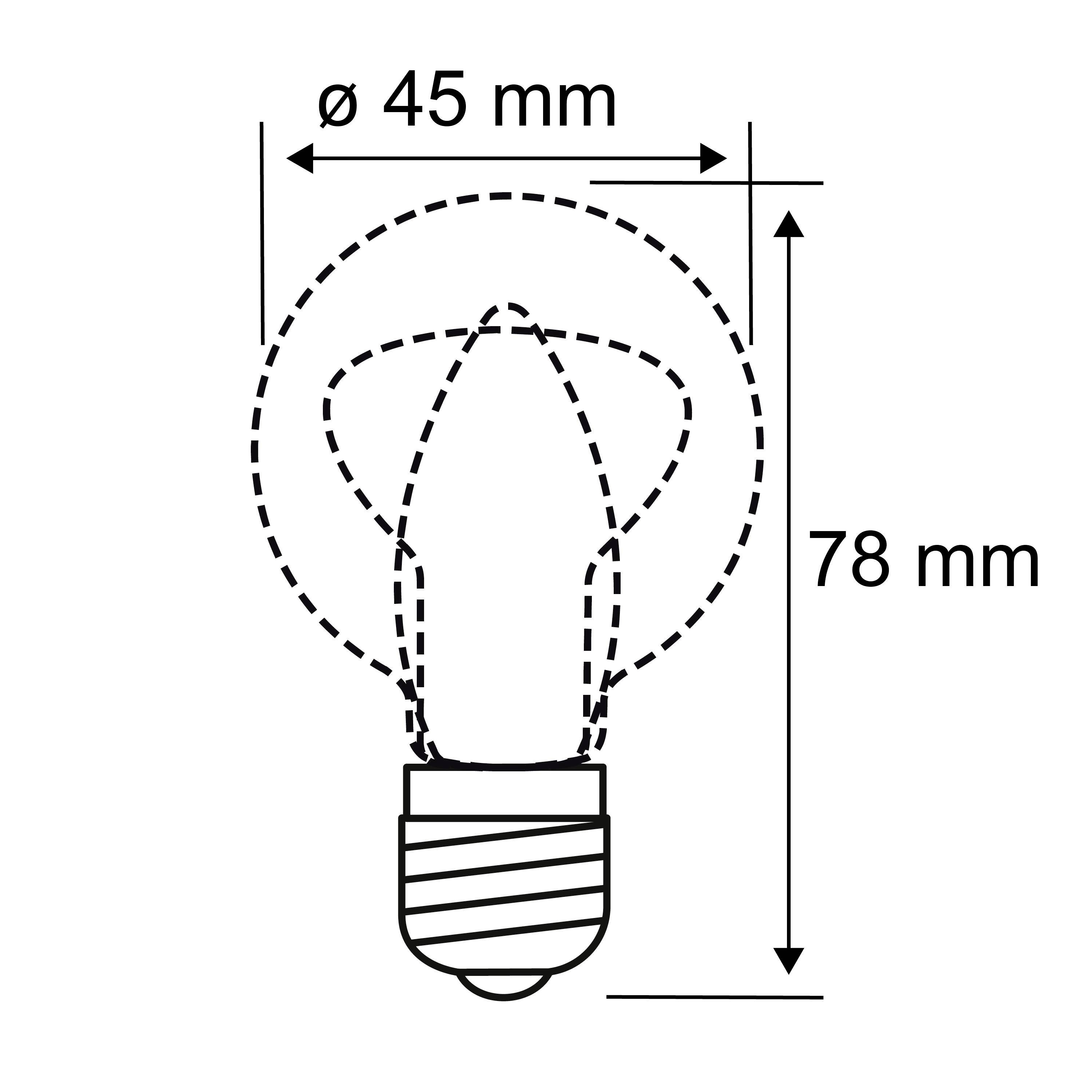 Paulmann 29204 LED EEK A (A - G) E14 Tropfenform 4W Neutralweiß (Ø x H) 45mm x 78mm 1St.