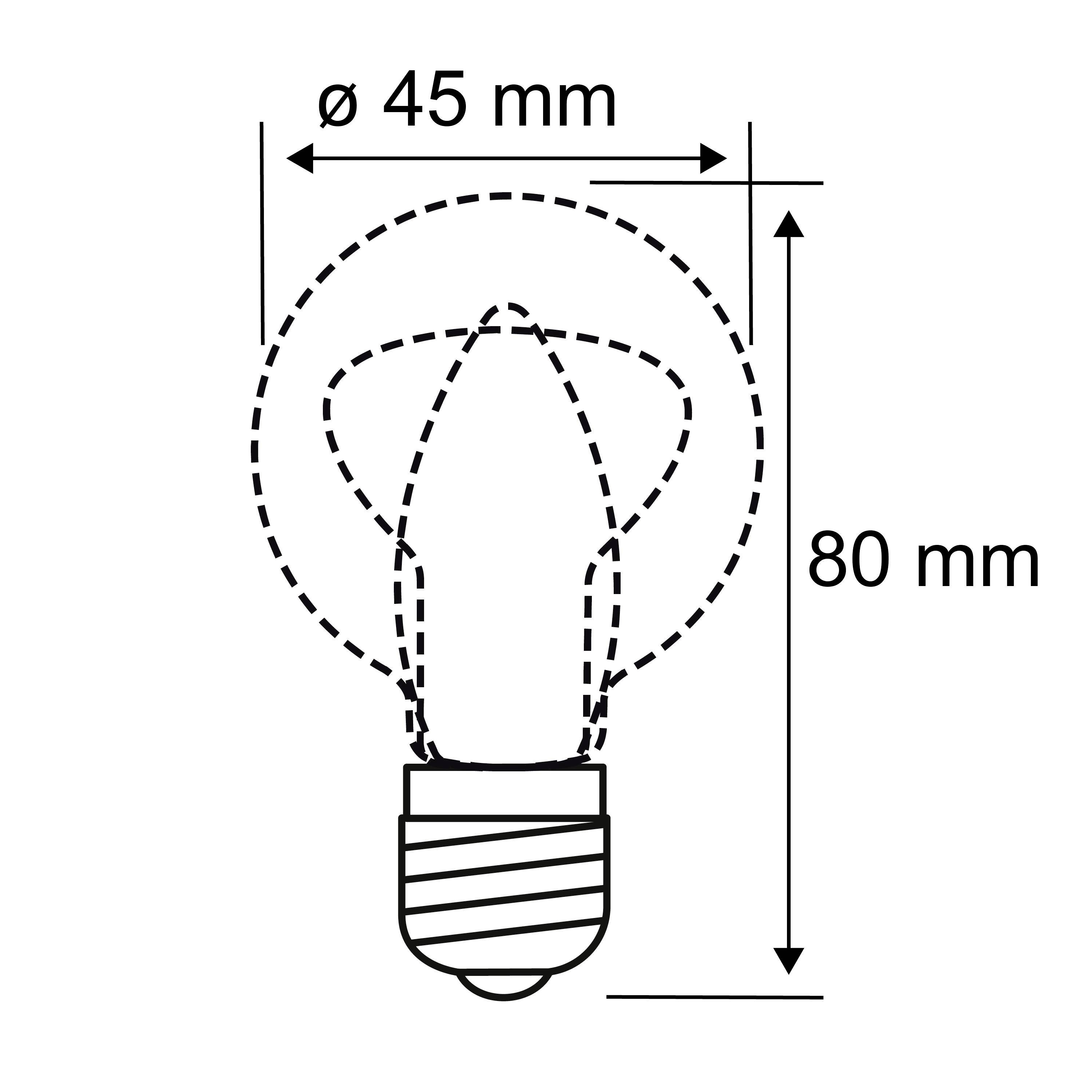 Paulmann 29214 LED EEK A (A - G) E27 Tropfenform 4W Neutralweiß (Ø x H) 45mm x 80mm 1St.