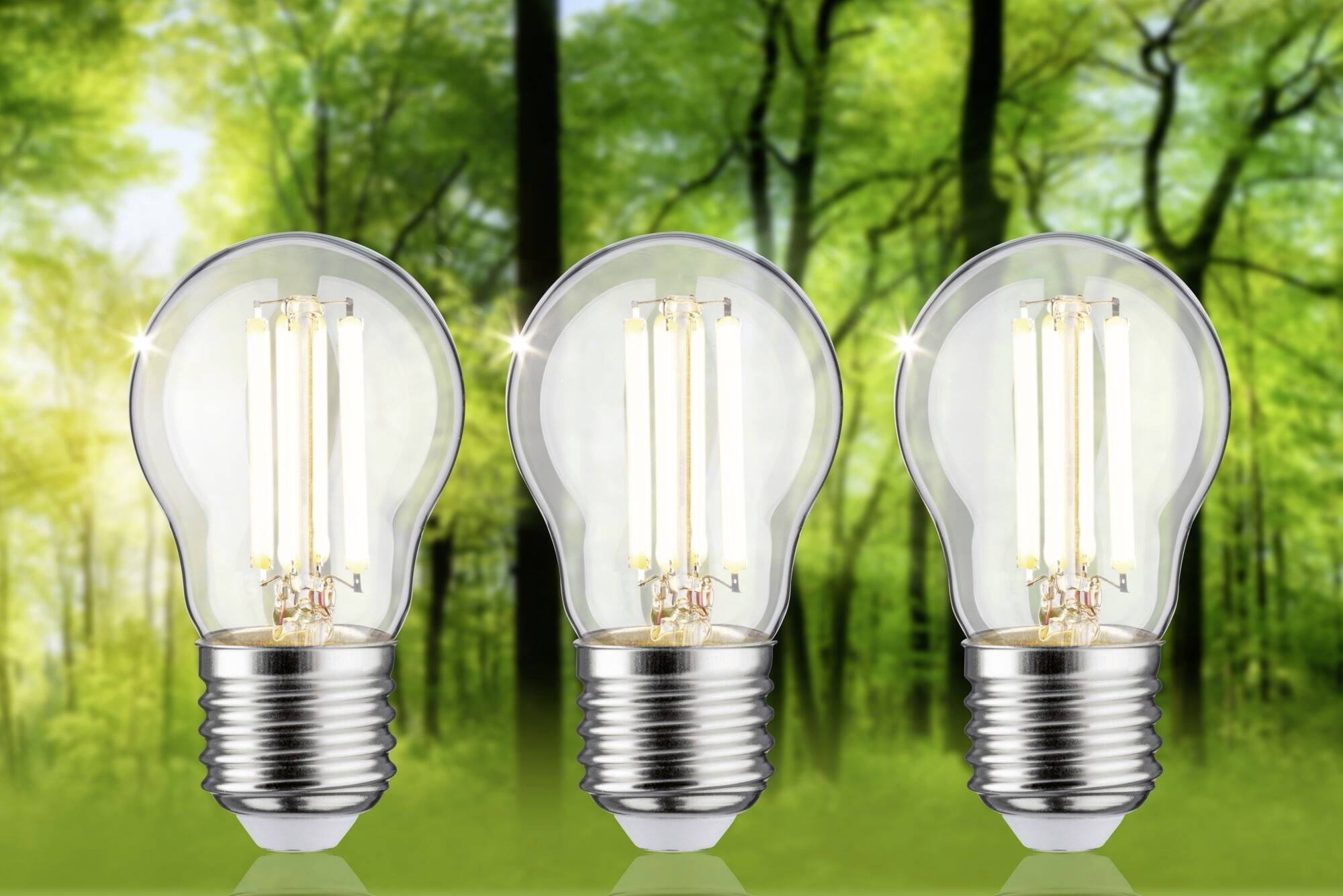 Paulmann 29215 LED EEK A (A - G) E27 Tropfenform 2.5W Warmweiß (Ø x H) 45mm x 80mm 3St.