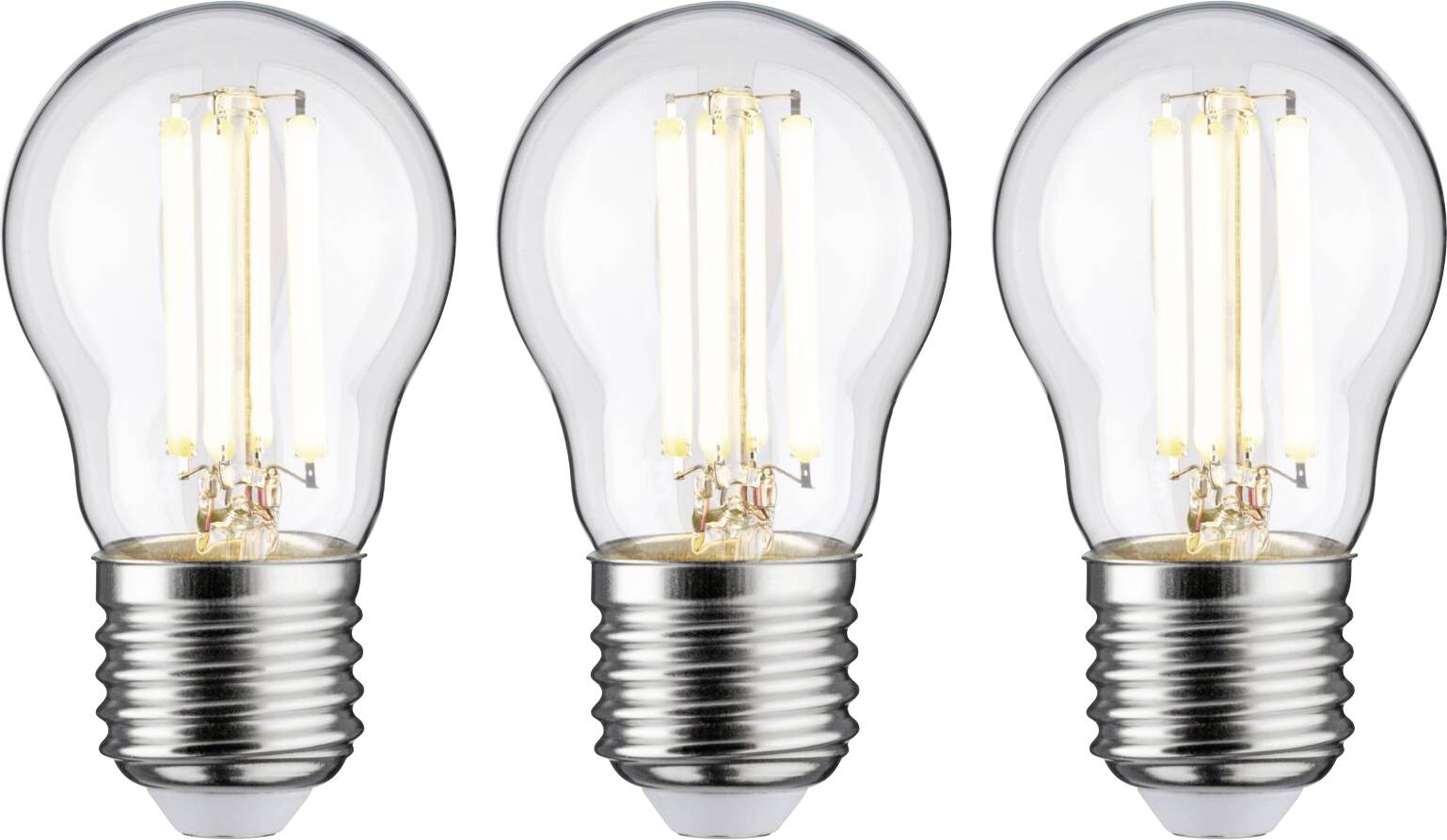 Paulmann 29215 LED EEK A (A - G) E27 Tropfenform 2.5W Warmweiß (Ø x H) 45mm x 80mm 3St.