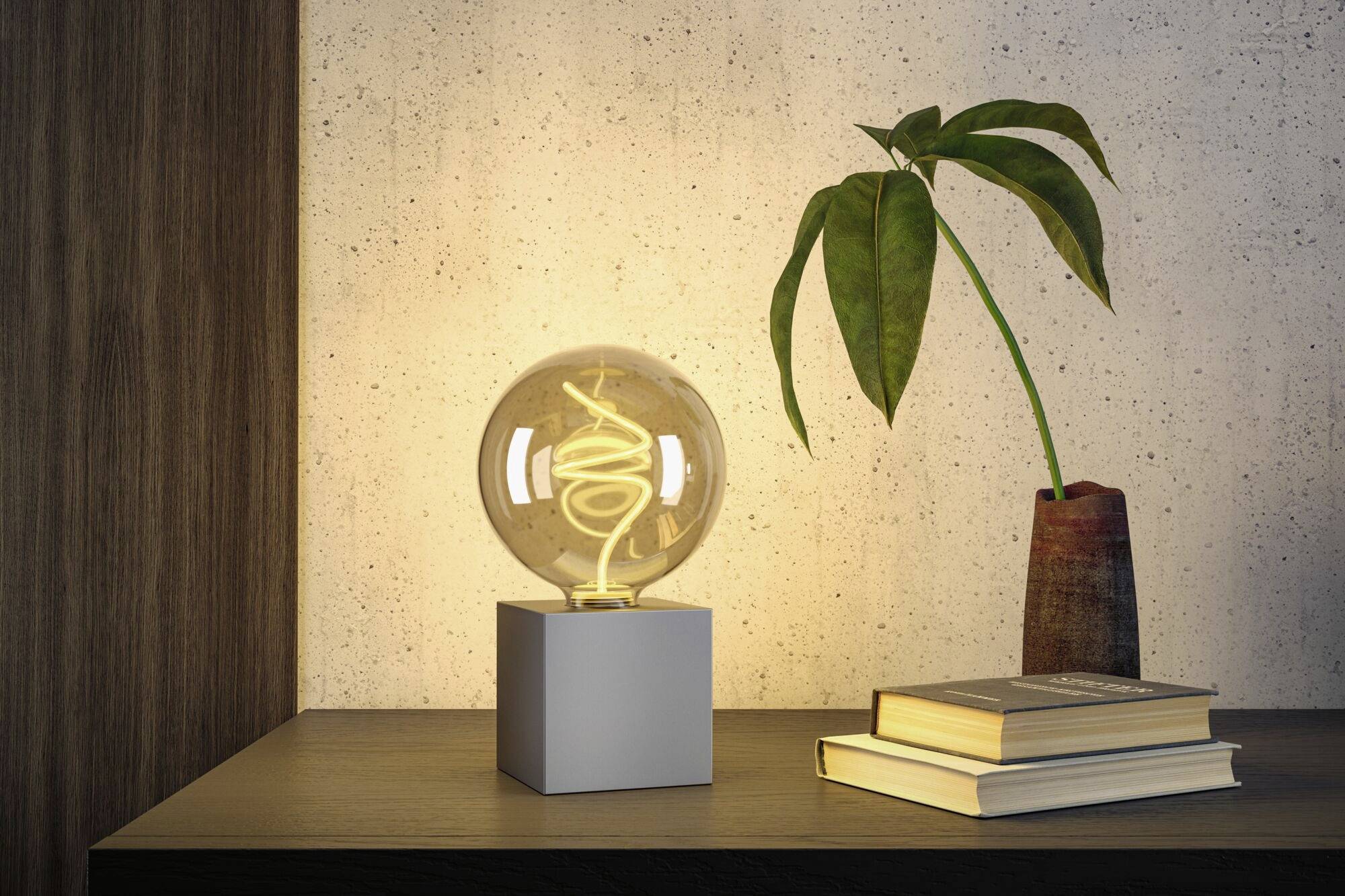 Paulmann 29237 LED E27 Globeform 4W Bernstein (Ø x H) 125mm x 164mm 1St.