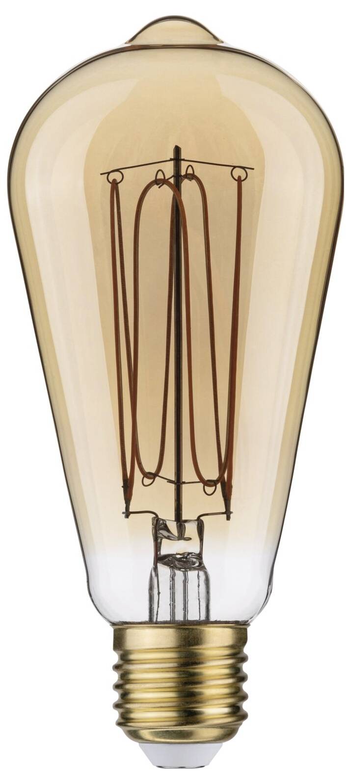 Paulmann 29241 LED E27 Globeform 4.2W Bernstein (Ø x H) 64mm x 143mm 1St.