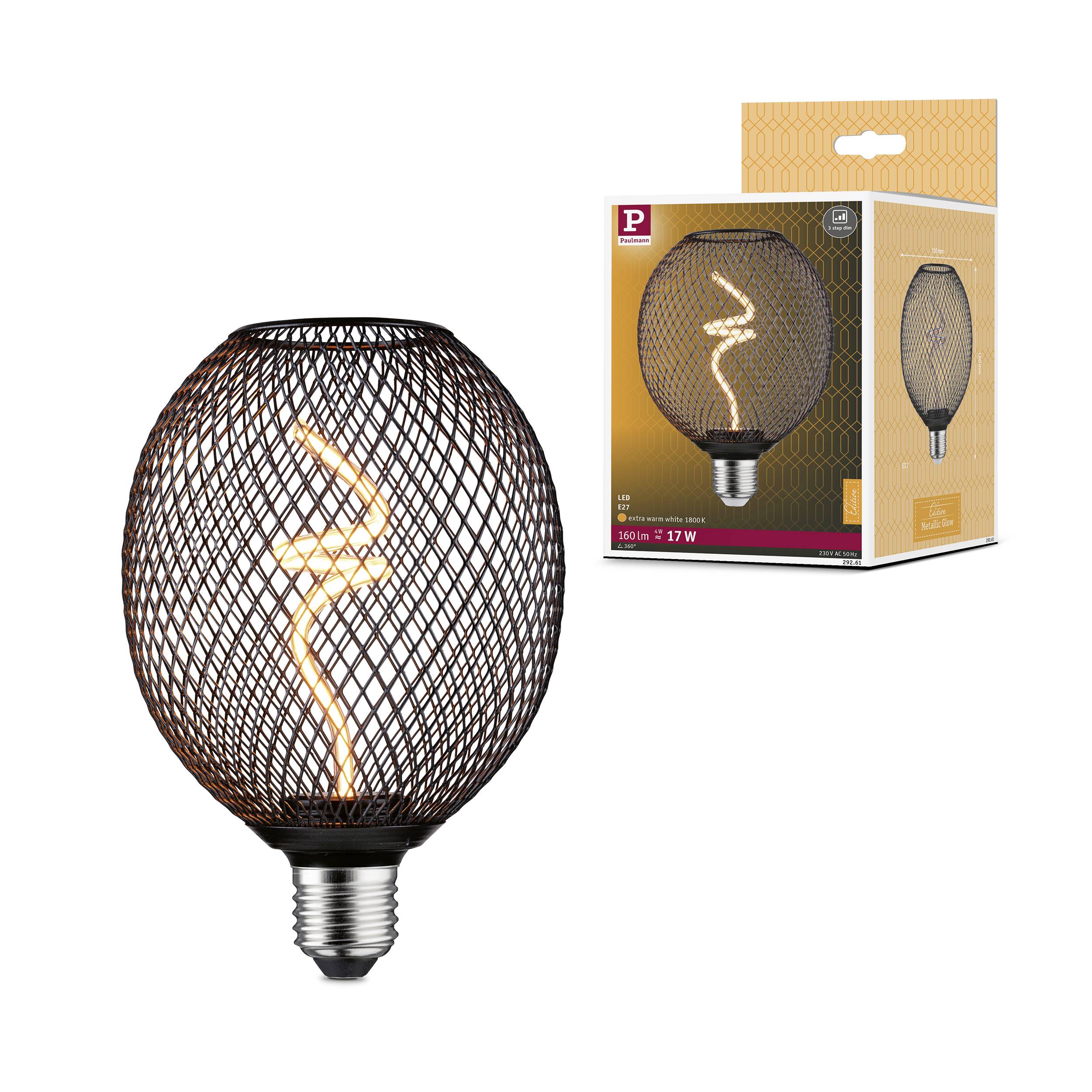 Paulmann 29261 LED E27 Globeform 4W Bernstein (Ø x H) 110mm x 160mm 1St.