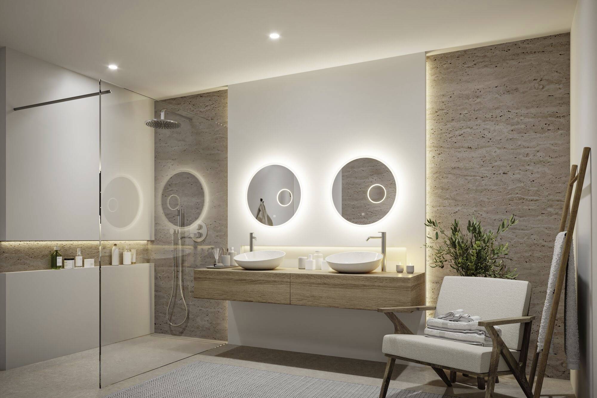 Paulmann Mirra 70539 LED-Spiegelleuchte 20W Neutralweiß Spiegel