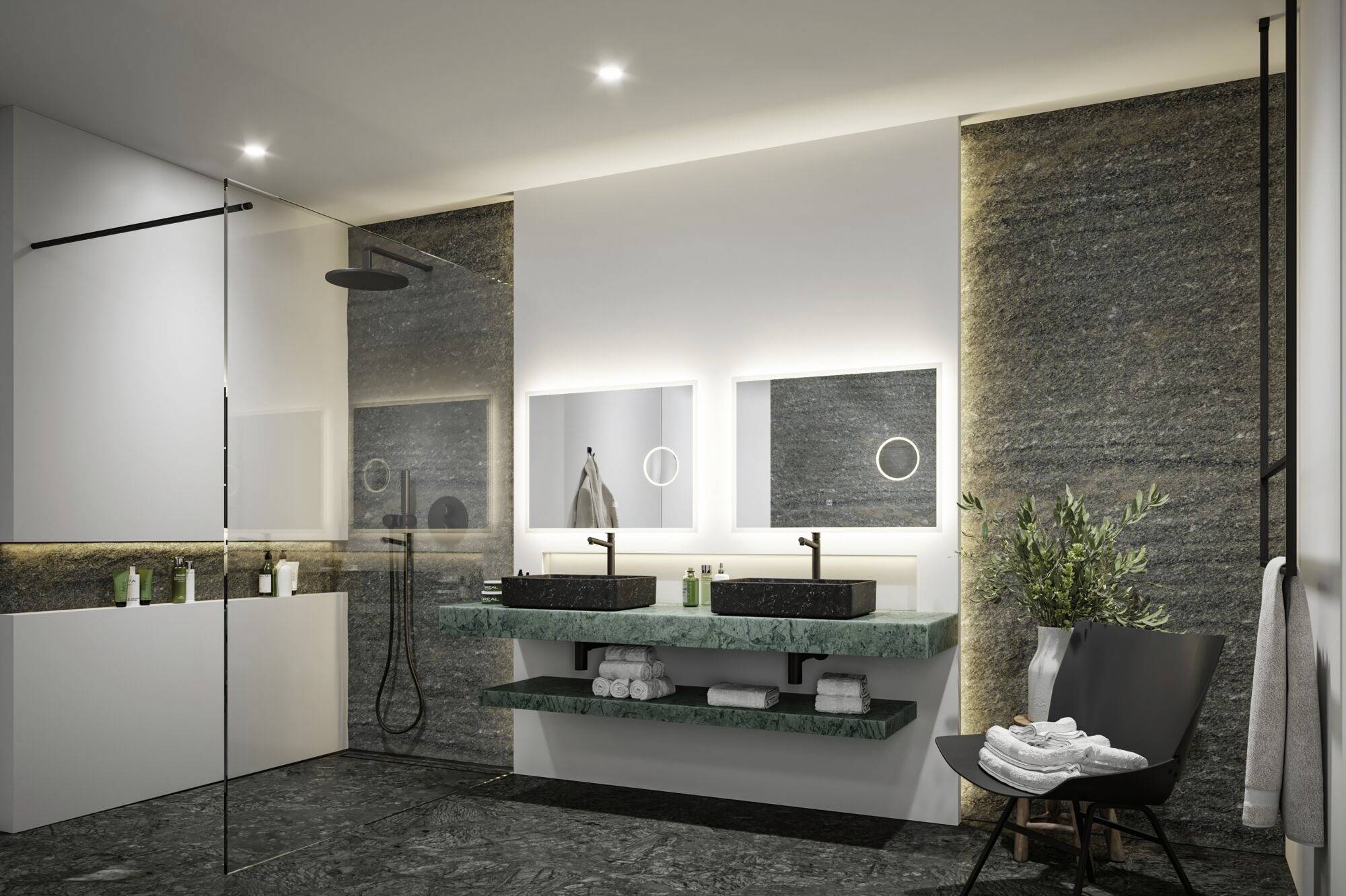 Paulmann Mirra 70556 LED-Spiegelleuchte 20W Neutralweiß Spiegel