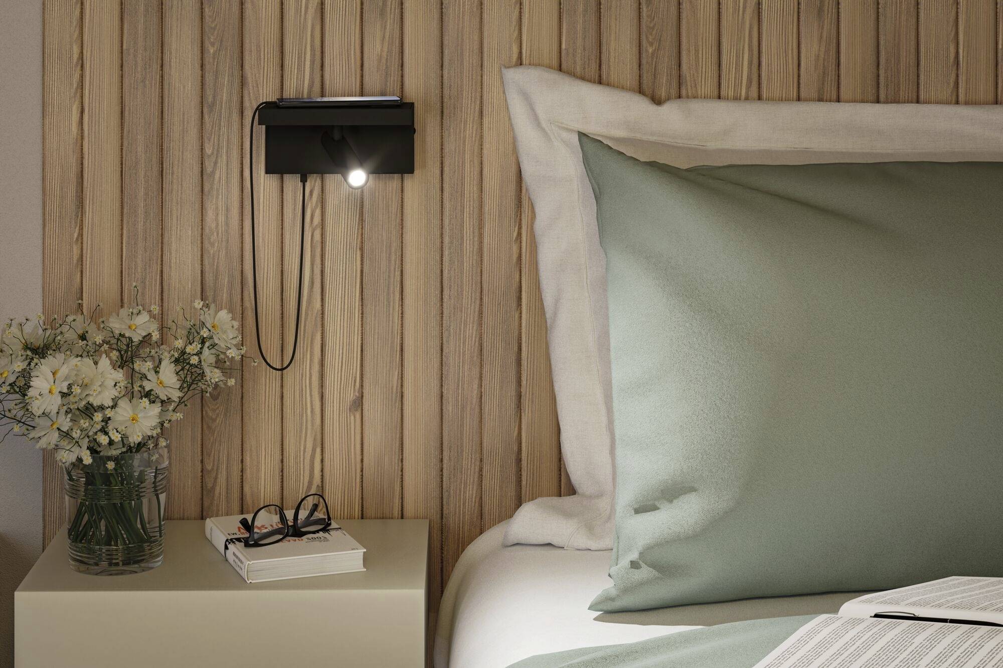 Paulmann Jerik 71107 LED-Wandleuchte 2.4W LED Schwarz (matt)