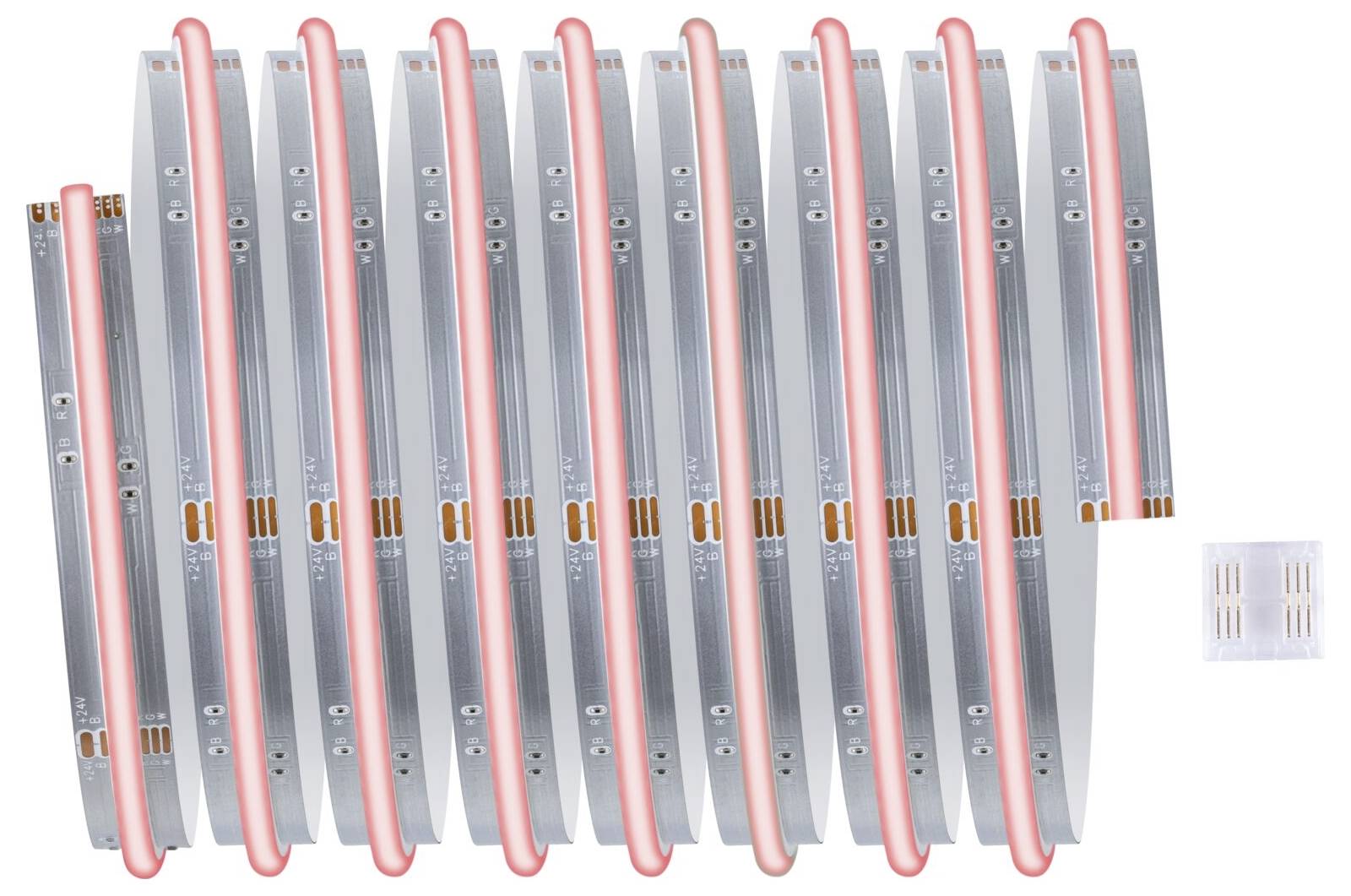 Paulmann 71202 MaxLED Home LED-Stripe (Erweiterung) 24W RGBW Weiß, Klar