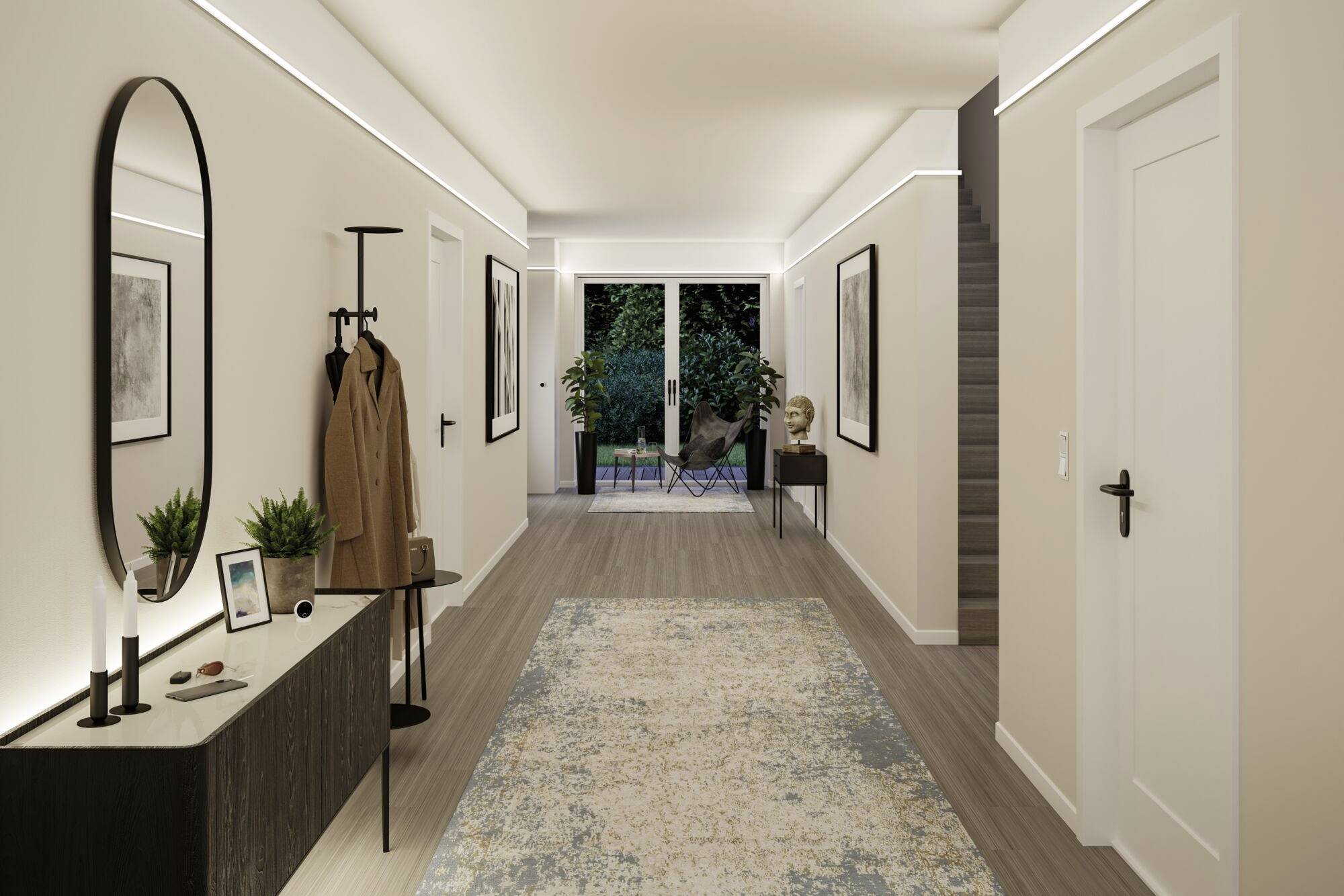 Paulmann 71226 MaxLED Home Funk-IR-Bewegungsmelder, Funk-Touch Sensor Weiß, Schwarz