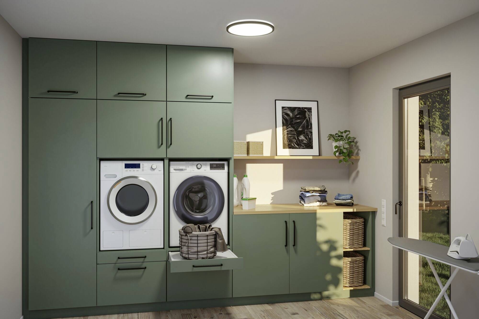 Paulmann Atria Shine 71258 LED-Panel 20.8W Warmweiß Schwarz