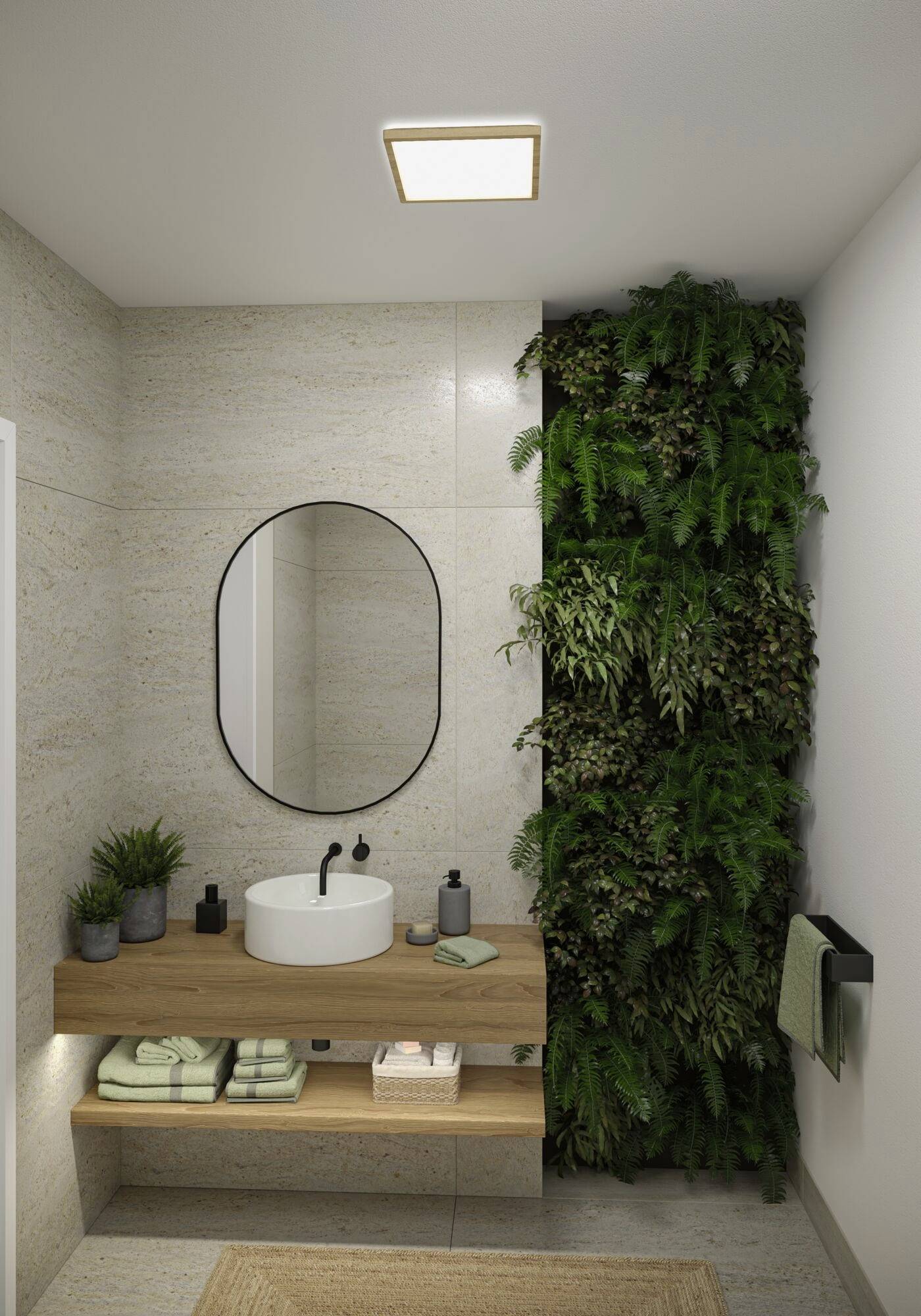 Paulmann Atria Shine 71259 LED-Panel 15.7W Warmweiß Holz (hell)