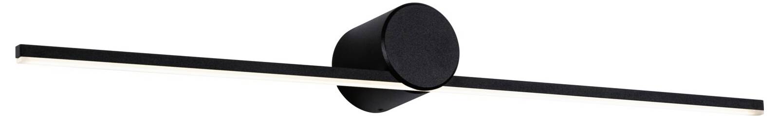 Paulmann Sava 75411 LED-Spiegelleuchte 5W Warmweiß Schwarz (matt)