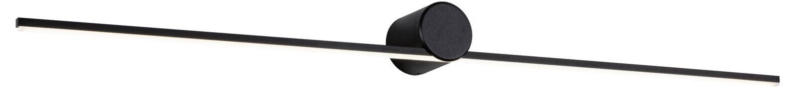 Paulmann Sava 75412 LED-Spiegelleuchte 7.5W Warmweiß Schwarz (matt)