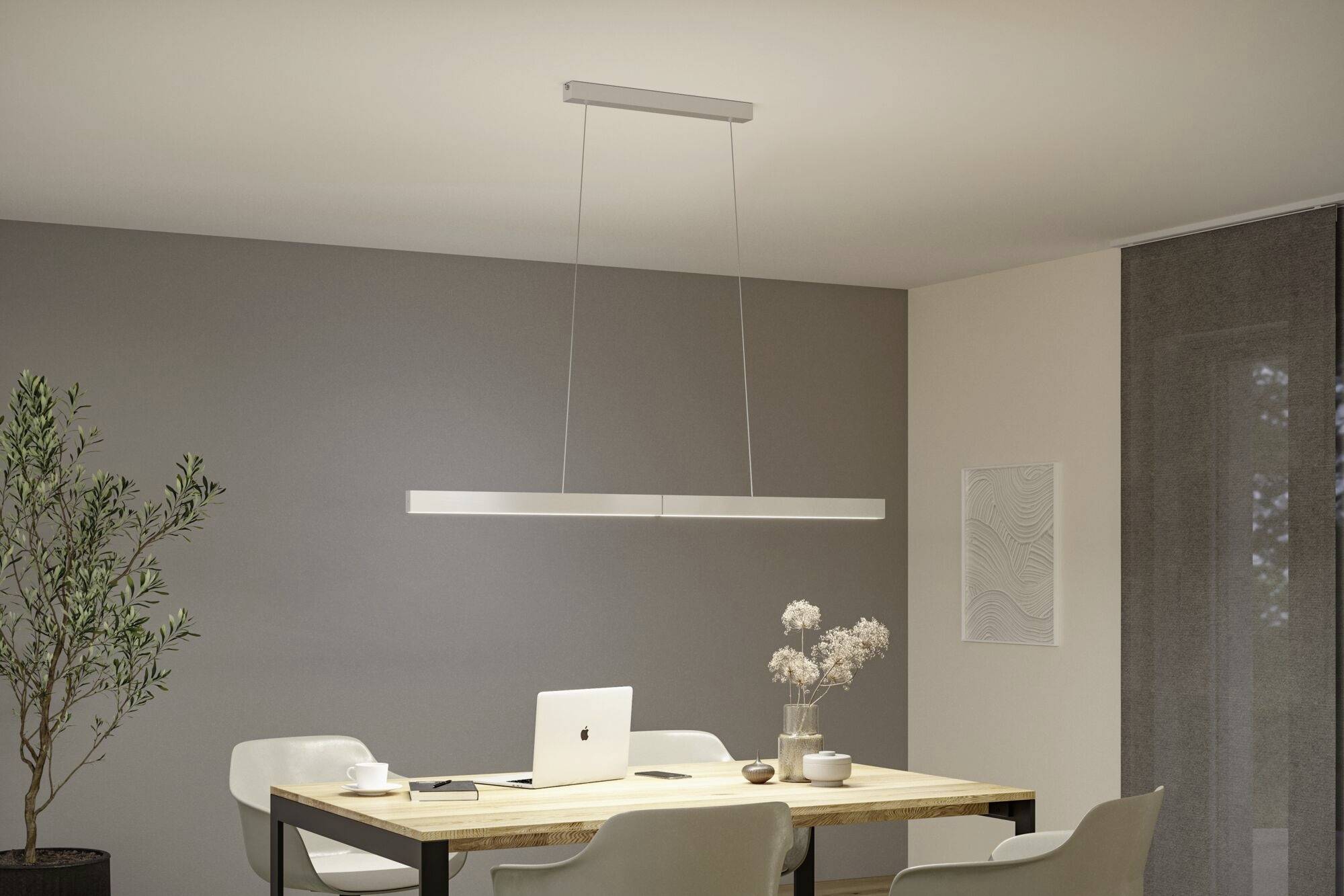 Paulmann Aptare 76988 LED-Pendelleuchte LED 33W Aluminium (gebürstet)