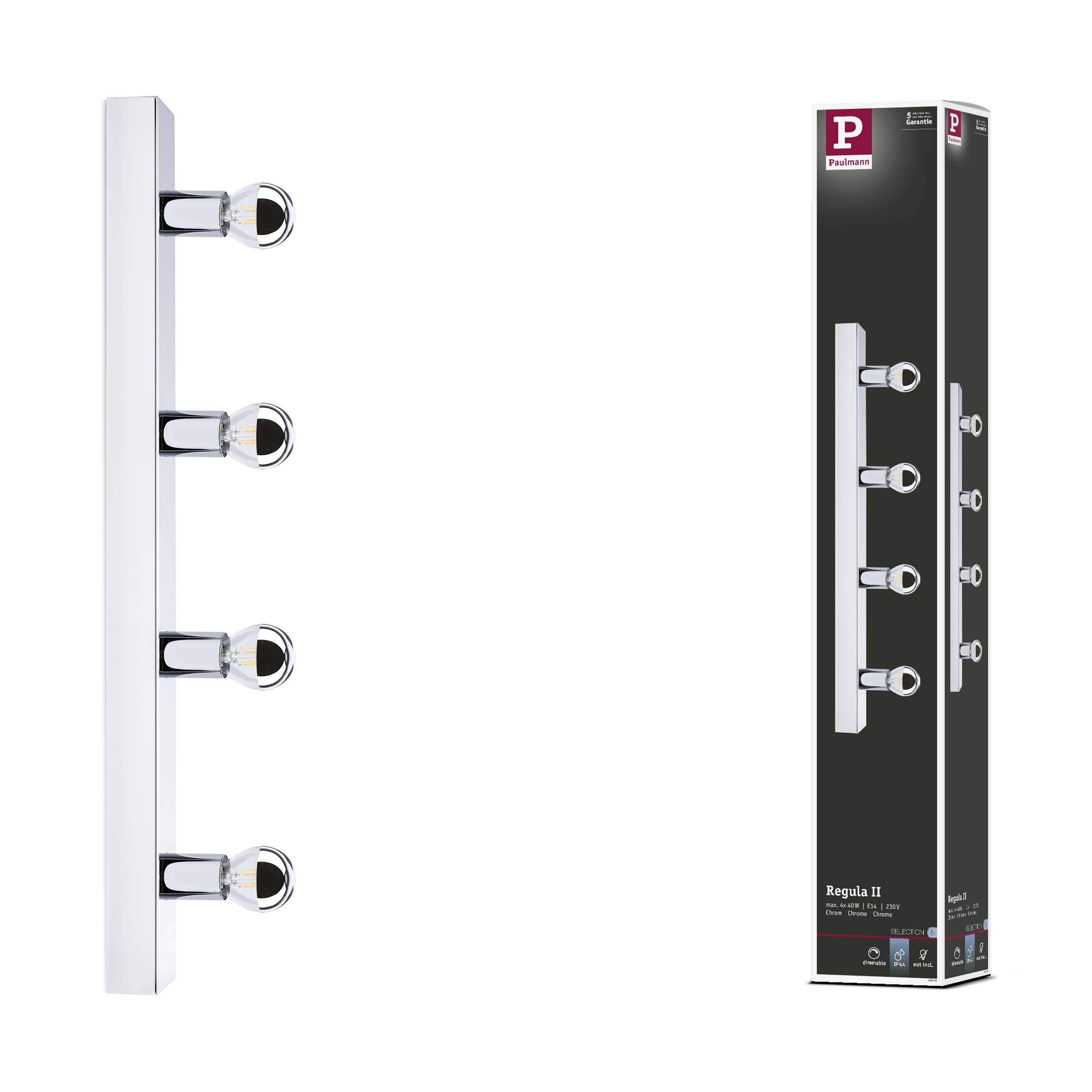Paulmann Regula II 80098 LED-Spiegelleuchte Chrom