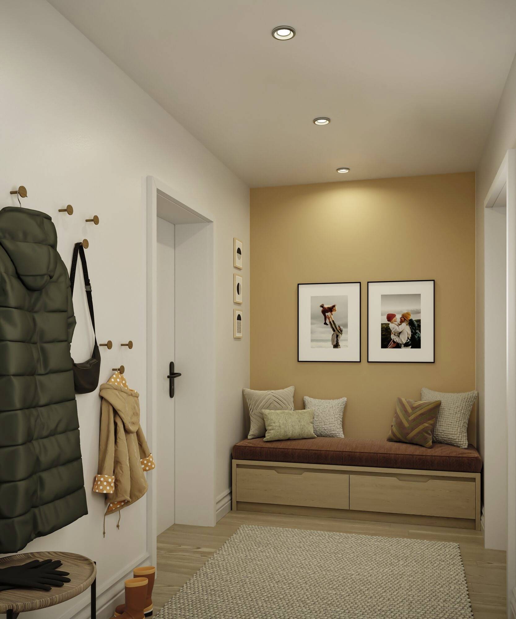 Paulmann 92250 Sormus LED-Einbauleuchte LED 4.8W Chrom (matt)