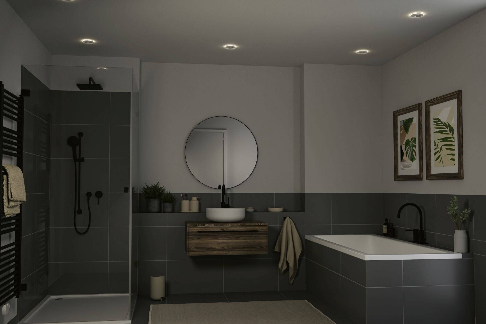 Paulmann 92250 Sormus LED-Einbauleuchte LED 4.8W Chrom (matt)