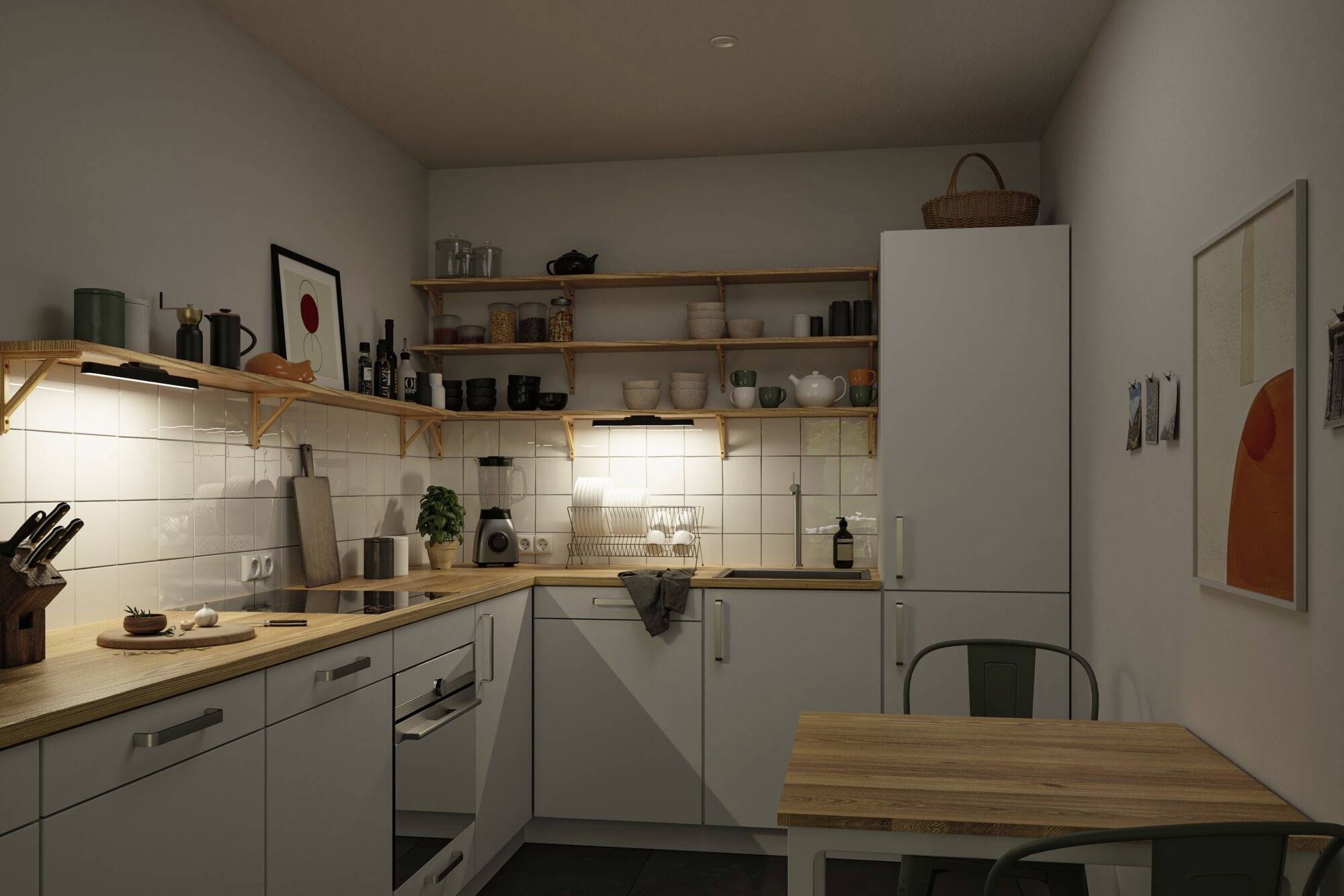 Paulmann Atali LED-Aufbauleuchte LED 2.6W Neutralweiß Schwarz