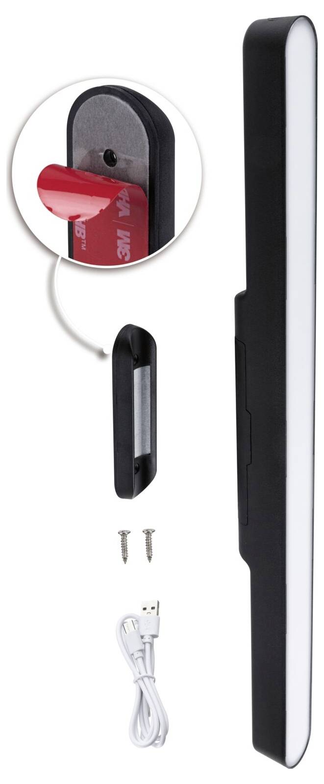 Paulmann Atali LED-Aufbauleuchte LED 2.6W Neutralweiß Schwarz