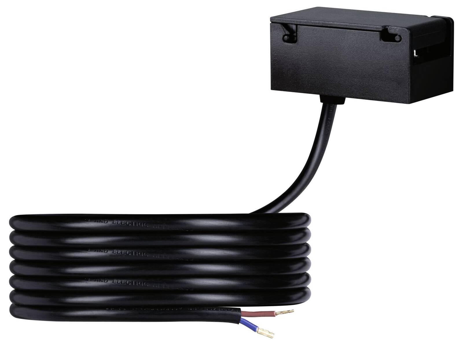 Paulmann 94625 Uline Niedervolt-Gurtsystem-Komponente Gurt-Einspeisung Schwarz