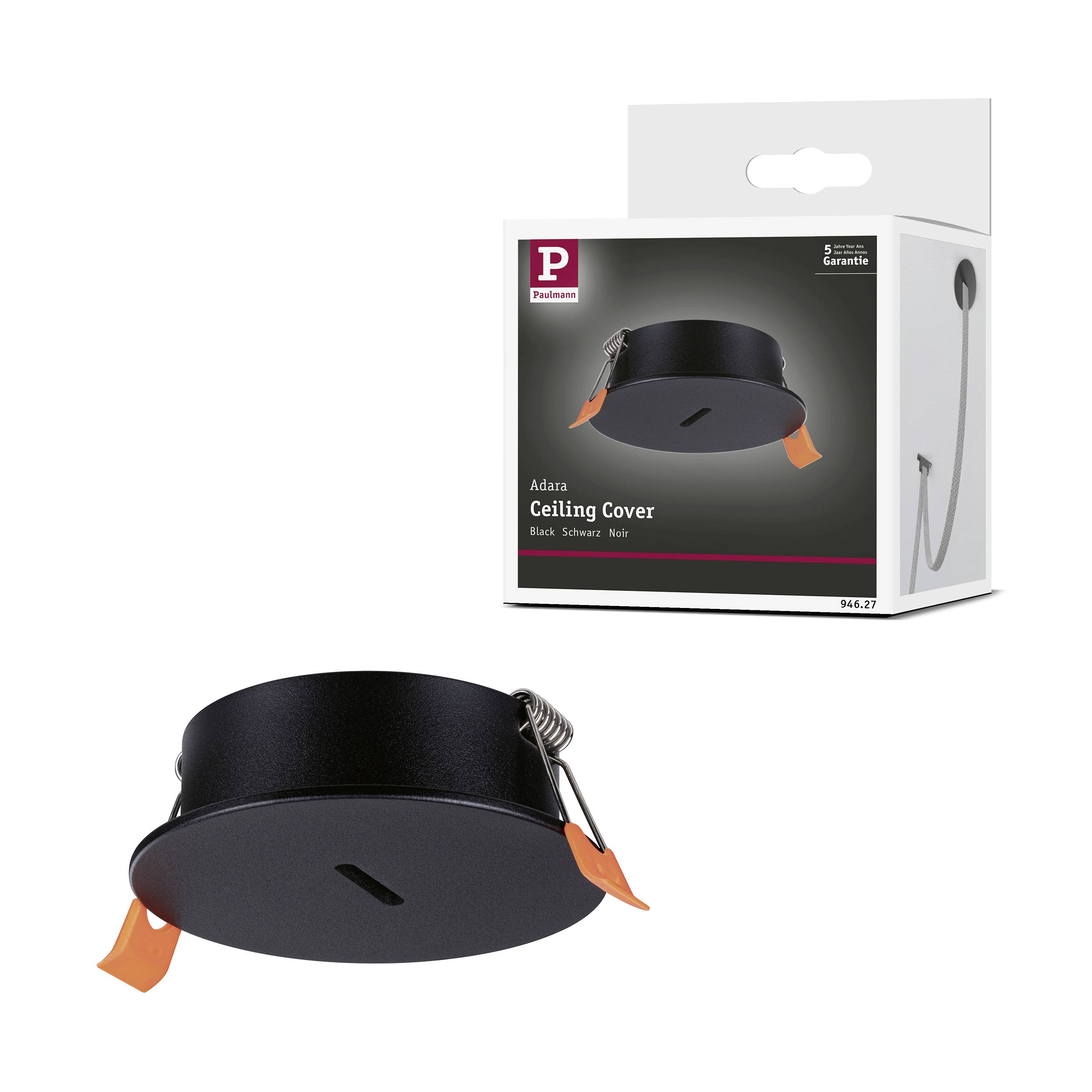 Paulmann 94627 Uline Niedervolt-Gurtsystem-Komponente Abdeckung Schwarz