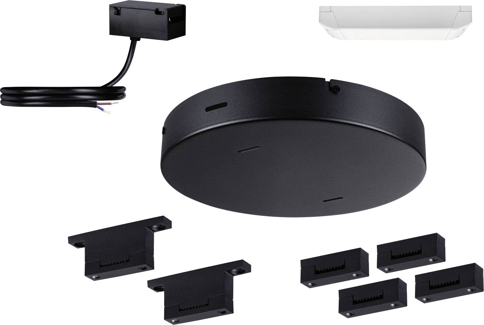 Paulmann 94629 Uline Niedervolt-Gurtsystem-Komponente Installations-Set Schwarz