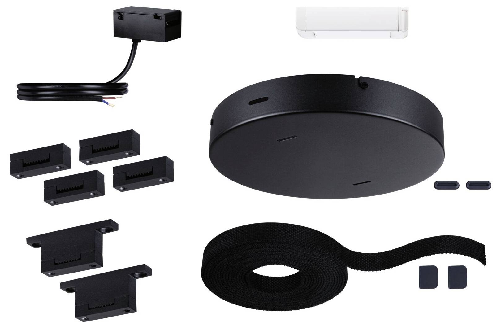 Paulmann 94630 Uline Niedervolt-Seilsystem-Komponente Basissystem Schwarz