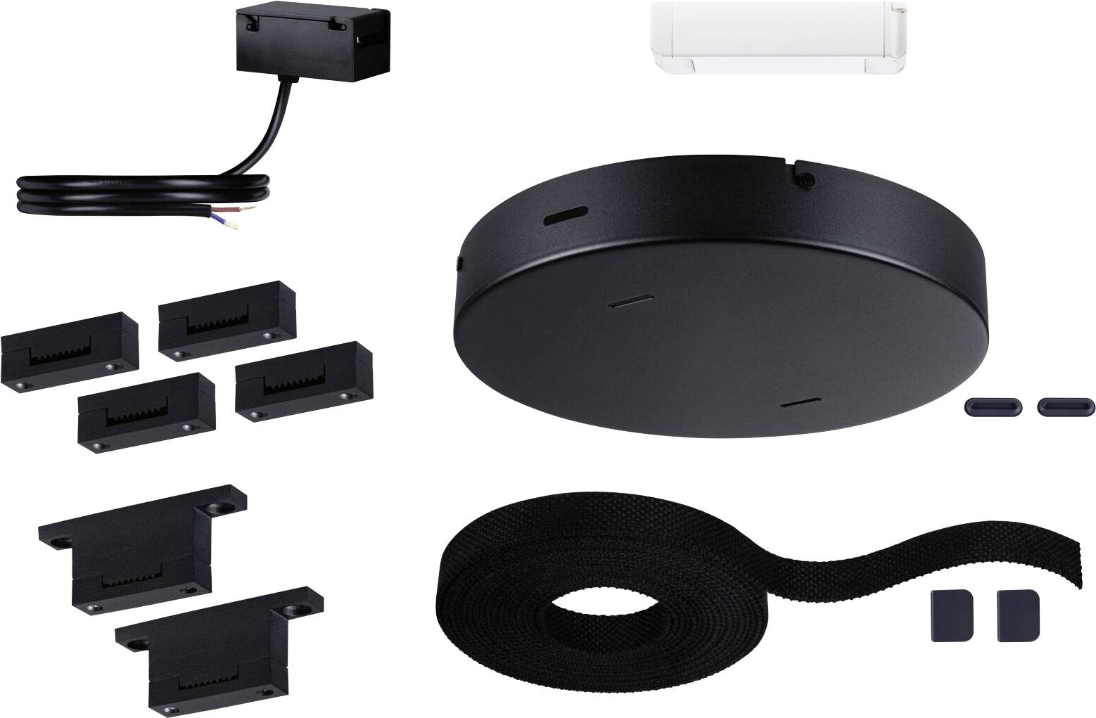 Paulmann 94631 Uline Niedervolt-Seilsystem-Komponente Basissystem Schwarz