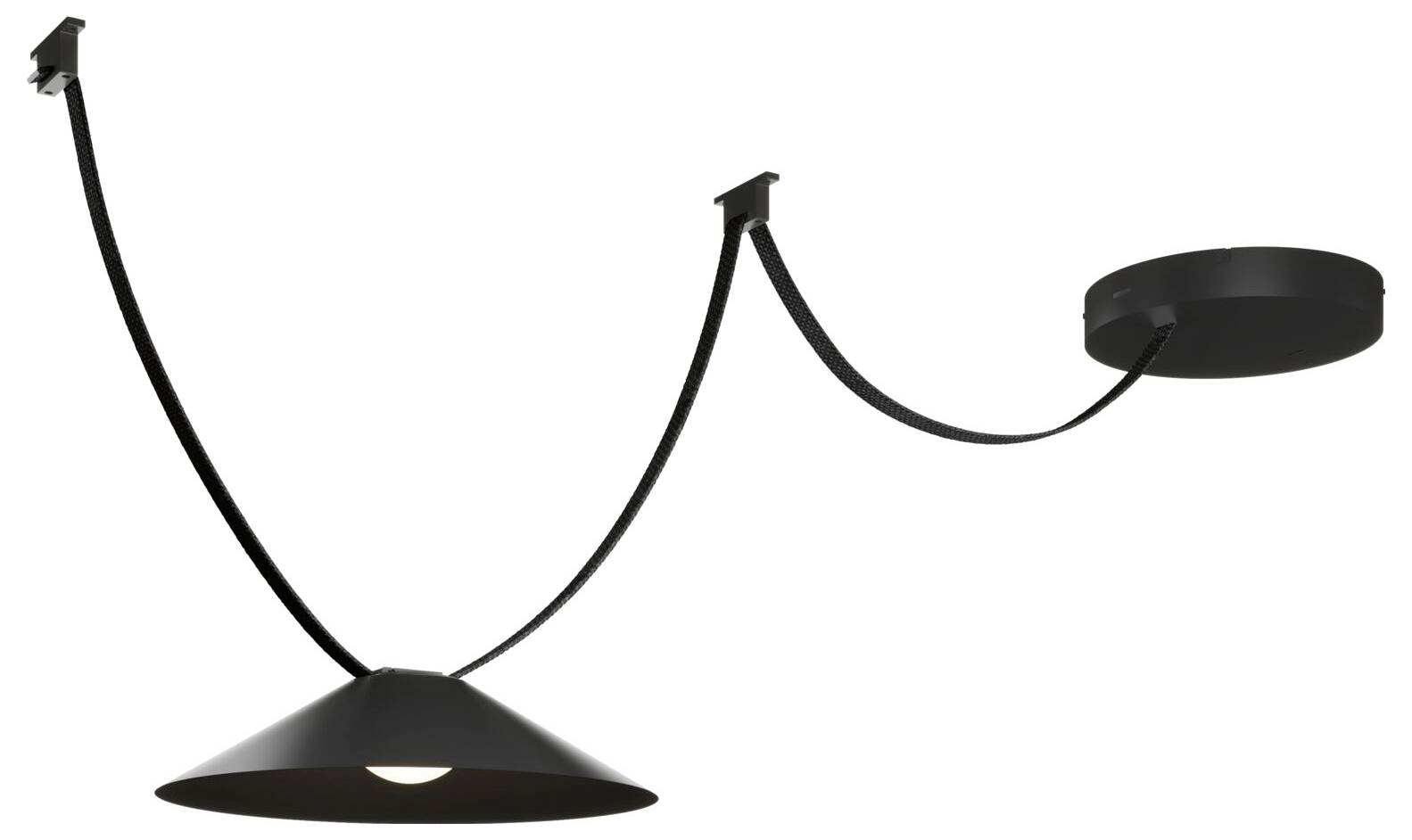 Paulmann 94632 Uline Niedervolt-Gurtsystem-Komponente EEK F (A - G) Starter-Set Schwarz