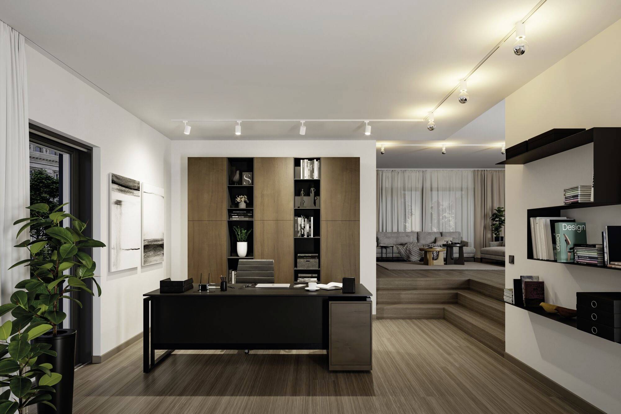 Paulmann Ceiling Hochvolt-Schienensystem-Leuchte URail E27 Weiß