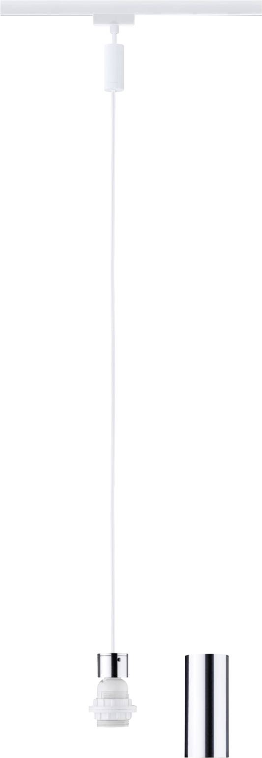 Paulmann 2EasyBasic Pend Hochvolt-Schienensystem-Leuchte URail E27 Weiß