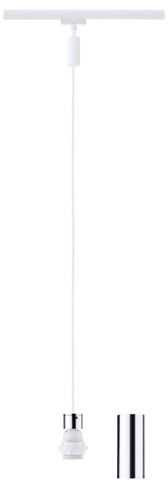 Paulmann 2EasyBasic Pend Hochvolt-Schienensystem-Leuchte URail E27 Weiß