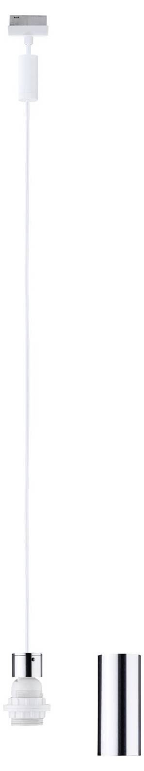 Paulmann 2EasyBasic Pend Hochvolt-Schienensystem-Leuchte URail E27 Weiß