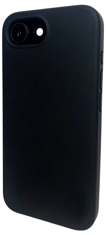 JT Berlin Steglitz Silikon Case Apple iPhone 16e Schwarz Induktives Laden, MagSafe kompatibel 11108