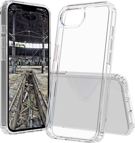 JT Berlin Pankow Clear Backcover Apple iPhone 17e, iPhone 16e Transparent Induktives Laden, Stoßfes