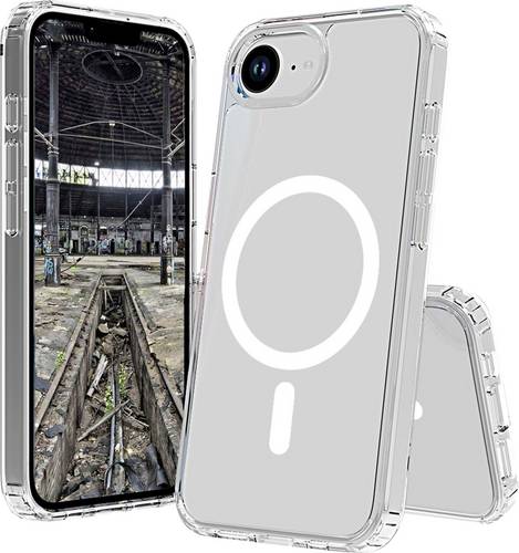 JT Berlin Pankow Clear MagSafe Backcover Apple iPhone 17e, iPhone 16e Transparent Induktives Laden