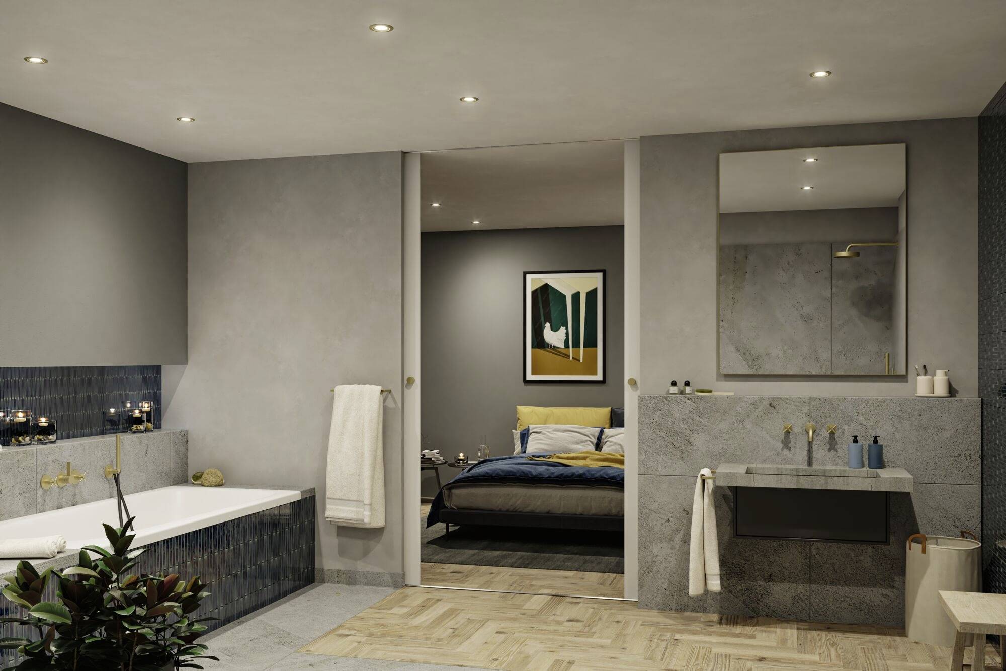 Paulmann 92408 Nova Coin LED-Einbauleuchte 3er Set LED GU10 6W Gold (matt)