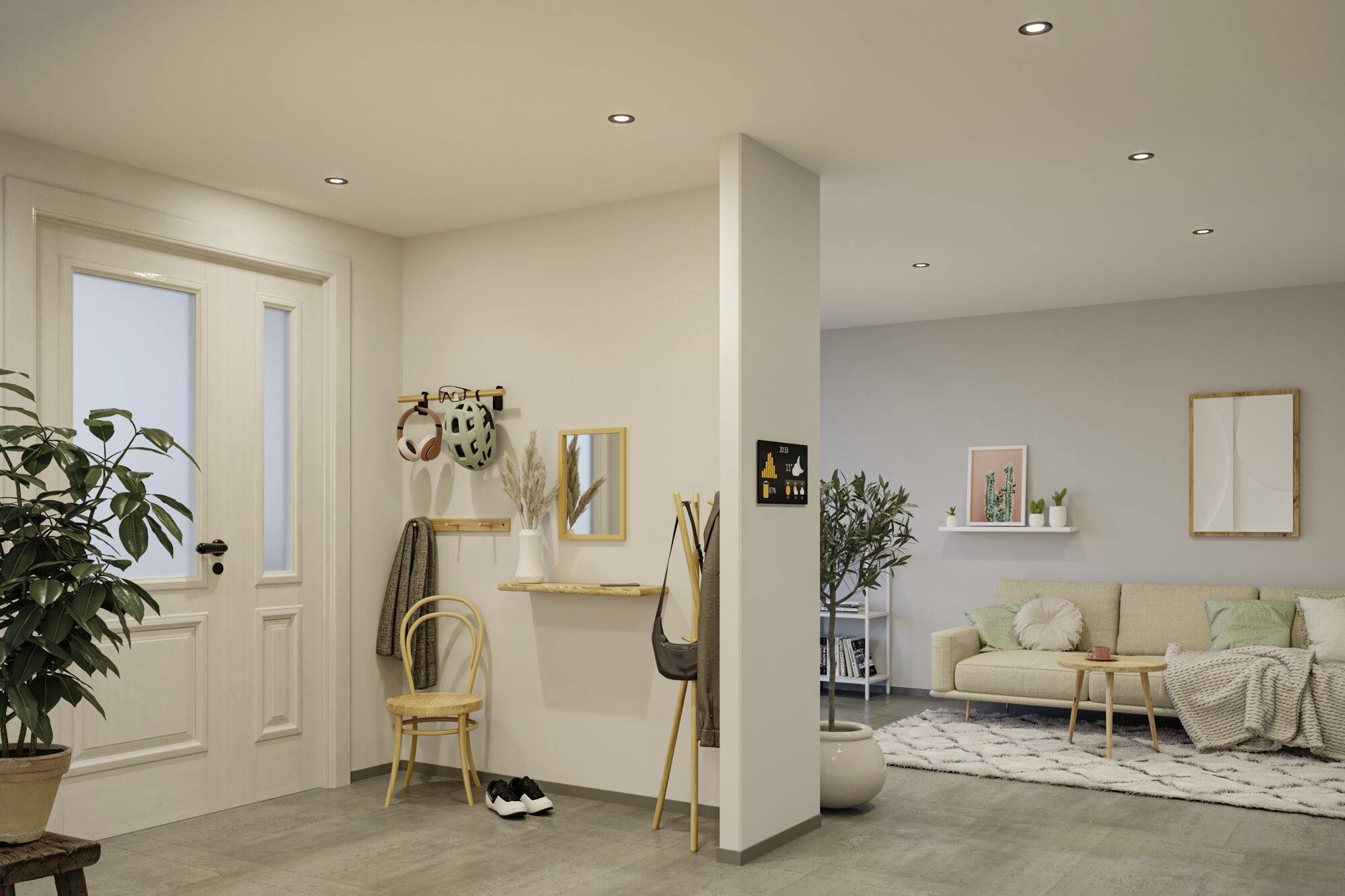 Paulmann 92455 Nova Coin LED-Einbauleuchte 3er Set LED 2.8W Weiß (matt)