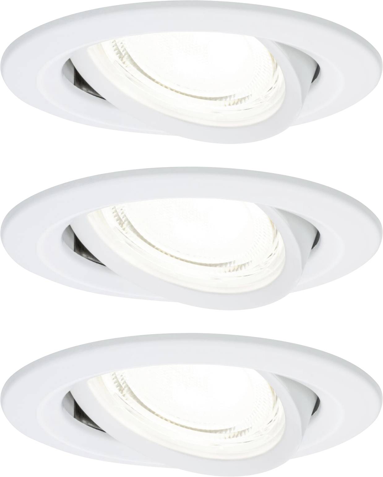 Paulmann 92455 Nova Coin LED-Einbauleuchte 3er Set LED 2.8W Weiß (matt)